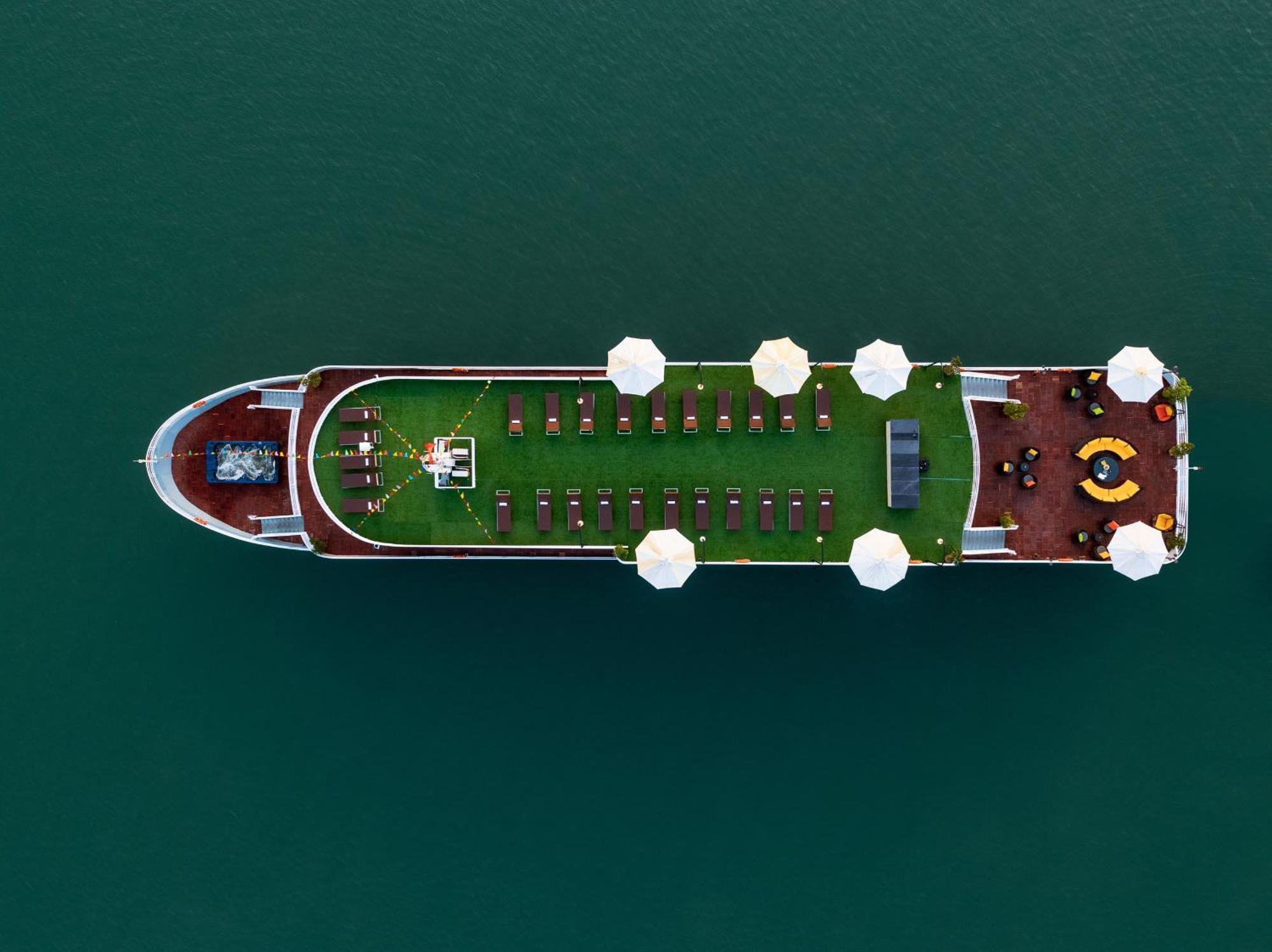 ホテル Halong Dragon Bay Cruise ハロン エクステリア 写真